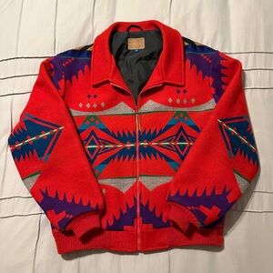 Vintage Pendleton Aztec Bomber Jacket